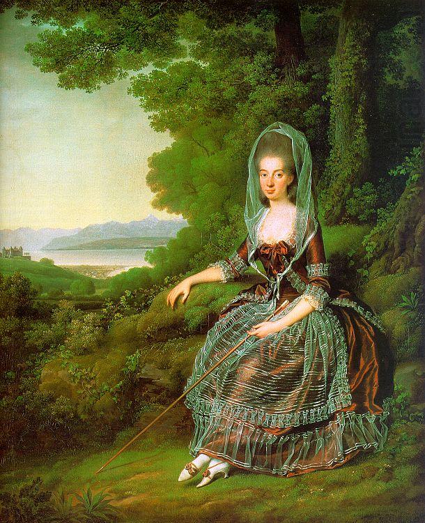 Madame de Pragins, Jens Juel